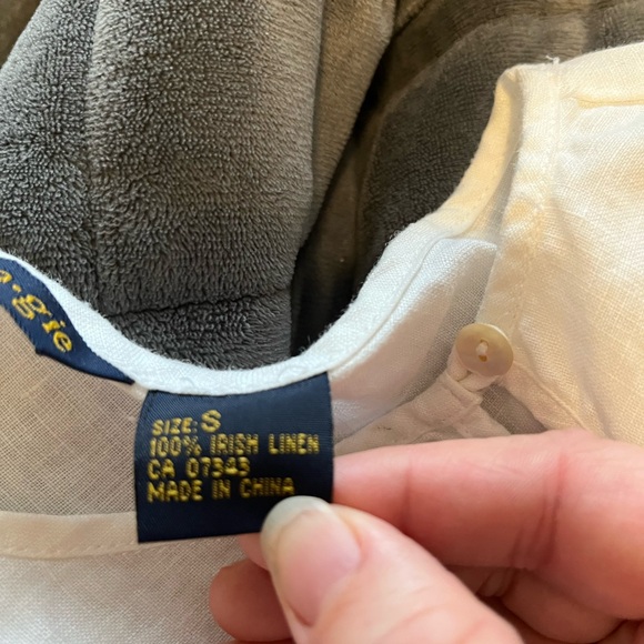 ECOLOGIE 100% Irish linen amazing handcrafted lace size S - Picture 5 of 8